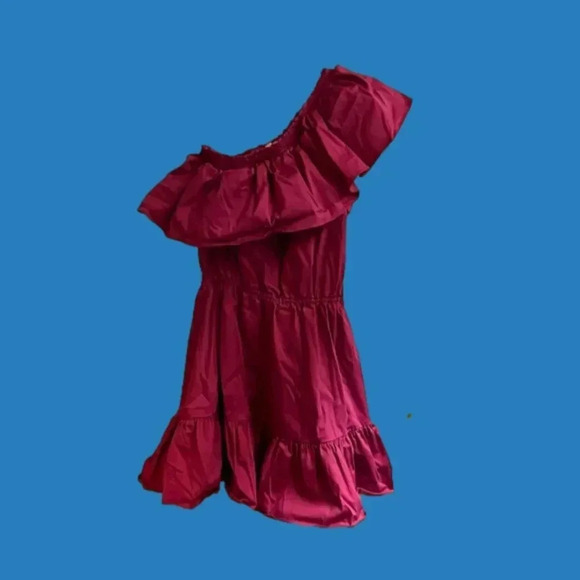 5/$25 Devlin One Shoulder Small Dress - Picture 1 of 7